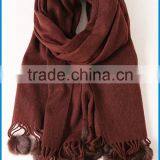 High Quality Sexy Women's Pashmina Wool Scarf and Shawl 2016 thumbnail-3
