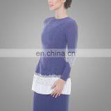 Latest Designer Lace Baju Kurung 2017 thumbnail-3