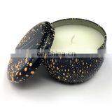 Wholesale Round Ball Shape Metal Scented Travel Candle Tin thumbnail-1