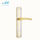 SN/GP Steel Lever Handle Mortise Lock Door Handle With Cylinder Hole Used in Wooden Door or Bathroom thumbnail-1