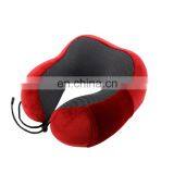2020 Popular Cotton Fabric Ergonomic Luxury Memory Foam Travel Pillow Car Airplane Neck Support Pillow thumbnail-3