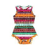 Pumpkin Pattern Custom Baby Romper Cute Pom Pom Baby Clothes Newborn Romper Accessaries Baby Onesie Romper thumbnail-3