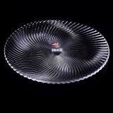 Dia 9.5inch Classical Design Round Glass Plate for Weeding Furit thumbnail-4
