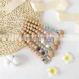 Пищевой класс. Органические деревянные шарики. Крючок для детского соска