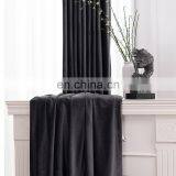 Hot Sale Plain Solid Classic Simple Luxury Style Soft Silky Window Velvet Curtains For Living Room Bedroom thumbnail-7