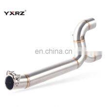 Stainless Steel Exhaust Pipe 304 For FZ6N Tracer900 Exhaust for Racing Bike Modified Parts 2018 2019 thumbnail-1