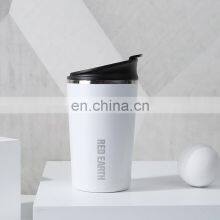 Direct Drinking Classic Modern Stainless Steel Portable Travel Mugs Sustainable Western OUTDOOR Coffee Mug Double Walled Cups thumbnail-5