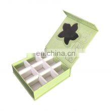 Luxury Custom Artpaper Printing Custom Cardboard Packing Box With Clear Window Packaging for Xmas Valentines