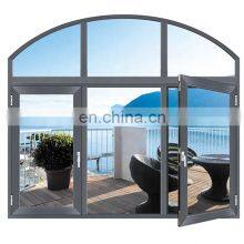 Aluminum Top Half Moon Arched Aluminum Windows and Doors thumbnail-4