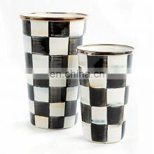 Cool Gift Enamel Espresso Black Coffee Enamel Cup Custom Logo thumbnail-2