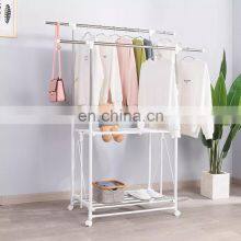 Multi-purpose Free Standing Folding Clothes Drying Rack Household Stainless Steel Rectangular Heavy Duty Clothes Drying Rack thumbnail-4
