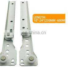 Furniture Hardware FGV Style Coated Drawer Slide With Nylon Wheel Cabinet Drawer Runner Slide Rail thumbnail-2