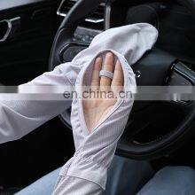 UPF 50+ Unisex Summer Sun-Protective Sleeve Adjustable Arm Circumference For Garden,Cycling,Farm,Fishing,Travel,Hiking,Driving thumbnail-5