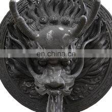 Factory Supply Large Statue Green Sandstone Animal Lion Figurines For Customized Sale thumbnail-1