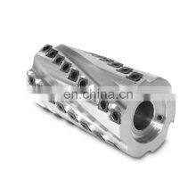 LIVTER 120mm 125mm Spiral Cutter Head for Wood Four Side Moulder Carbide Inserts Helical Cutter thumbnail-2