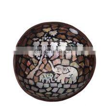 Eco Friendly Organic Coconut Shell Bowl Handmade Coconut Salad Bowl Cheap Wholesale thumbnail-4