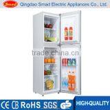 158L Solar Type Double Door AC/DC Refrigerator Fridge Solar Power System Upright Fridge thumbnail-3