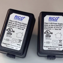 Outdoor Usage IP44 Rainproof US EU UK Plug ac dc Adapter 24V 18W AC/DC Adapter Class 2 Power Supply thumbnail-4