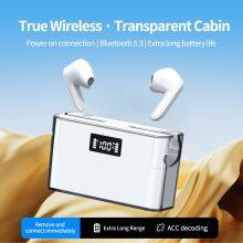 TWS NEW Wireless Headset 5.3 Earphones Bt Headphones With Mic Earbuds Charger Box LED Display thumbnail-2