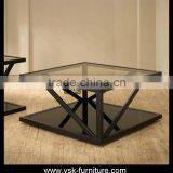 CT-084 Creative Design Glass Top Central Table thumbnail-1