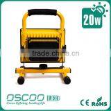 Oscoo Factory Top-Sale Camping Light Travelling Light IP65 Portable Rechargeable 20W LED Flood Light With Car Charger thumbnail-2