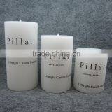 White Solid Pillar/ Multi-colored Solid Pillar Candle thumbnail-4