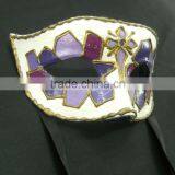 Christmas Beauty Mask Venice Carnival Masquerade Night Club Half Face Mask With Feather for Sale Funny Half Face Mask thumbnail-2