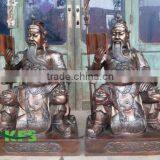 Bronze Guanyu Statue