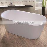Oval Shaped Acrylic Comfortable Style Bathtub MBA222 thumbnail-5