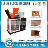 FL1-25 Youtube Compressed Earth Brick Press,clay Interlocking Bricks Machine With Motor