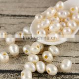 drill a big hole 2.0mm natural fresh water pearl for leather,big hole beads,large hole pearl beads                        
                                                Quality Choice
