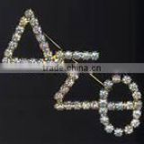 2016 vnistar DST rhinestone brooch fun letter lapel made of alloy cheap high quality wholesale