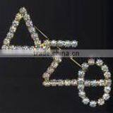 2016 Vnistar DST Rhinestone Brooch Fun Letter Lapel Made of Alloy Cheap High Quality Wholesale thumbnail-1