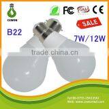 LED Globe Bulb Light US Popular Ceramic Bulb B22 Led 12w
