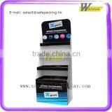 Supermarket Promotion Cardboard Floor Shelf Stand Paper Tray Display