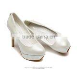 Bridal Jeweled Champagne Pearls Wedding Shoes thumbnail-4