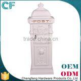 The Most Popular Style In Europe Factory Lowest Price Freestanding Garden Irish Post Box From China thumbnail-3