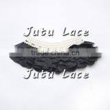 Pearl Chiffon Flower -garment Accessories- Chic Chiffon Collar for Baby