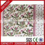 Changxing Factory Direct Sell Thousand Flower Designs Poly Micro Brushed Plain Printed Pattern Fabric for Patchwork Quilt thumbnail-2