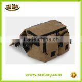 Fashion Canvas Camera Bag for PENTAX, CANON NIKON Camera Shoulder Bag Durable Dslr Camera Bag With Leather thumbnail-4