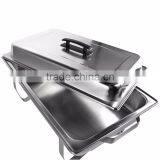 Folding Chafing Dish Warming Tray Buffet Warmer Caterer Stainless 8 Quart thumbnail-6