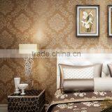 Damask Non Woven Bedroom Wallpaper