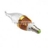 LED Candle Bulb 3W E14 LED Candle Bulb Light Golde High Power LED Light Bulb Warm White thumbnail-2