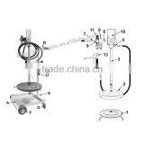 Mobile Oil Pump Kit For 20-200L Drum With Hose Reel thumbnail-2