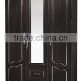 Classical PVC surface embraced wardrobe factory wooden wardrobe