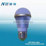 Aluminum Silver Color 3W LED Bulb Lights, Power Efficiency LED Bulbs With E12 E14 E26 E27 B22 Light Base