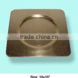 Gold Charger Plate, Charger Tray, Wedding Charger Plate thumbnail-1