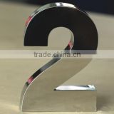 3D stainless steel alphabet sign led channel letter/stainless steel signage