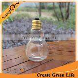 Cute 100ml Bulb Glass Bottles For Drinking thumbnail-6