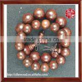 Unisex Buddhist Wood Bracelet, Wood Charm Bracelet, Wood Beads Charm 15mm and 20mm thumbnail-5